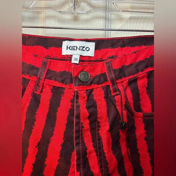 Kenzo Printed Straight Leg Jeans - Picture 3 of 7